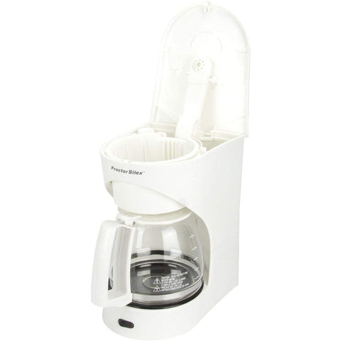 Wholesale-Proctor Silex 43501 12-Cup White Coffeemaker-Coffee Maker-Electro Vision Inc