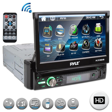 Wholesale-PYLE PLTS78DUB CAR STEREO VIDEO RECEIVER W CD/DVD PLAYER-Car Stereo-Electro Vision Inc