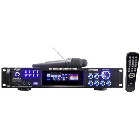 Wholesale-Pyle PWMA3003T 3000 Watts Power Amplifier /Tuner/Usb-Car Audio-Electro Vision Inc