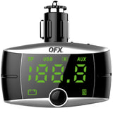 Wholesale-QFX FMT10 Bluetooth car FM Transmitter + USB Car Charger Hands Free Calling-Bluetooth Audio-Electro Vision Inc