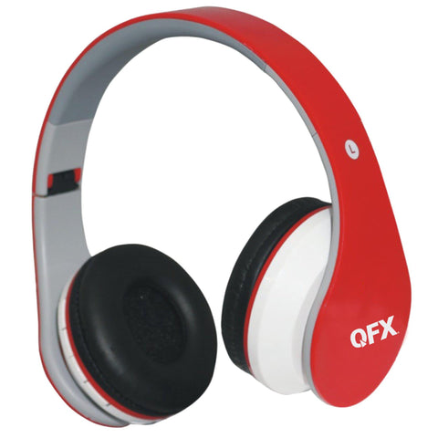 Wholesale-QFX H254 Folding Bluetooth Stereo Headphones-Bluetooth Audio-Electro Vision Inc