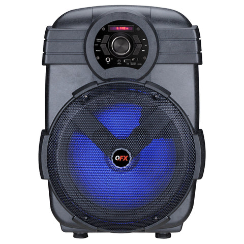 Wholesale-QFX PBX12P 12" Portable Party Speaker-Bluetooth Audio-Electro Vision Inc