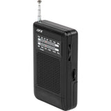 Wholesale-QFX R-68 Pocket Size AM/FM/Radio Buil In Speaker-Boombox Radio Alarm-Electro Vision Inc