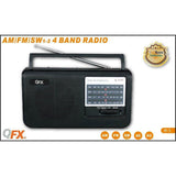 Wholesale-QFX R3 Portable Radio AC/DC-Boombox Radio-Electro Vision Inc