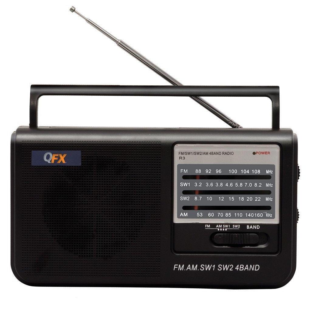 Wholesale-QFX R3 Portable Radio AC/DC-Boombox Radio-Electro Vision Inc