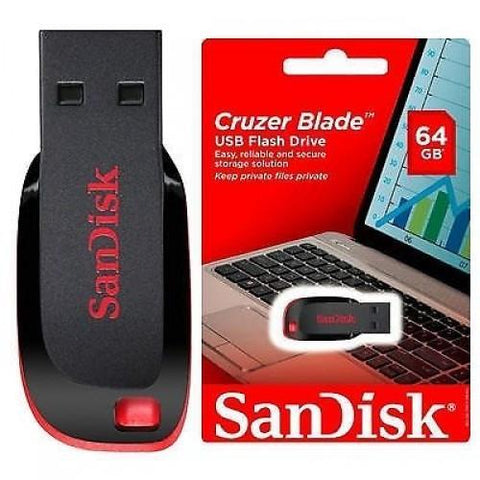 Wholesale-Sandisk 64gb USB Flash Drive Memory Stick-Memory-Electro Vision Inc
