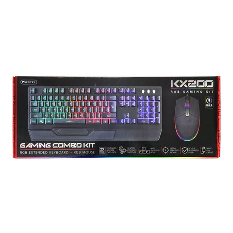Wholesale-SENTRY KX200 GAMING KEYBOARD + MOUSE 2 PACK-Computer Parts-Electro Vision Inc
