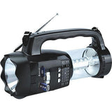 Wholesale-Supersonic SC1093 3 Band Radio w Flashlight and USB-Boombox Radio Alarm-Electro Vision Inc