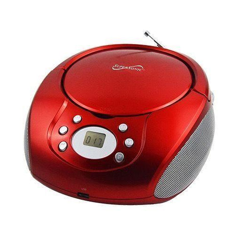 Wholesale-Supersonic SC507 CD BoomBox/USB SD-Accessories-Electro Vision Inc