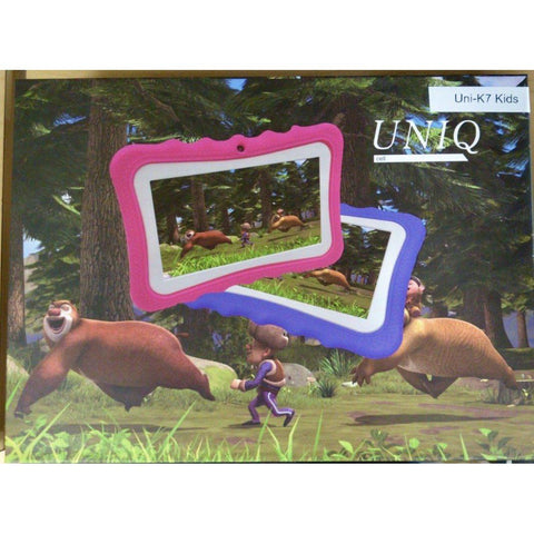 Wholesale-Unique K7 Kids - 7" Kids Tablet W Rubber Case-Accessories-Electro Vision Inc