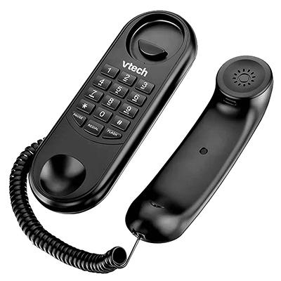 Wholesale-VTech VTC10 Corded Black Telephone-Phone-Electro Vision Inc